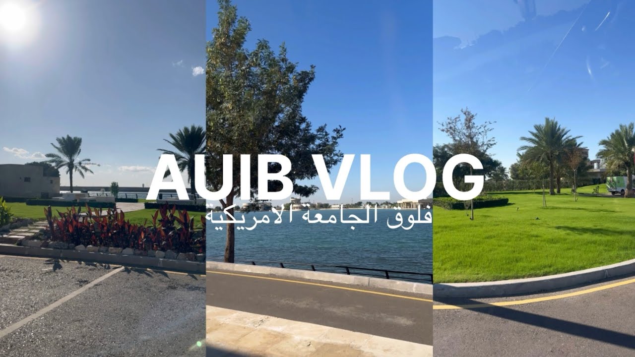 فلوق طالب في الجامعة الامريكية في بغداد | AUIB Vlog 