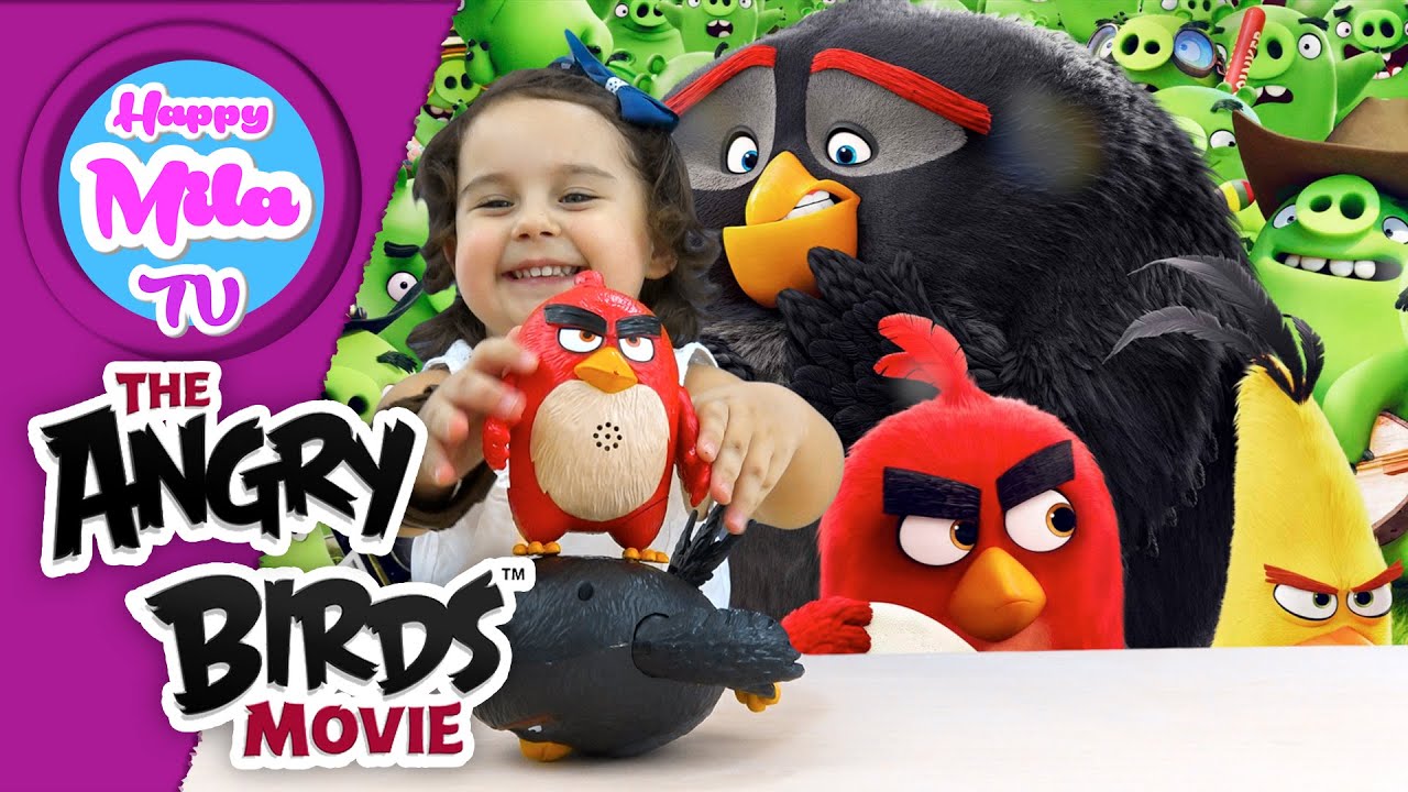 Angry Birds Anger Management Talking Red Explosive Talking Bomb | HappyMilaTV #124