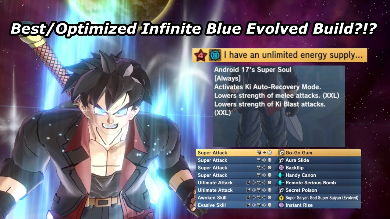 The Best & Optimized Infinite Blue Evolved Build | Dragon Ball Xenoverse 2