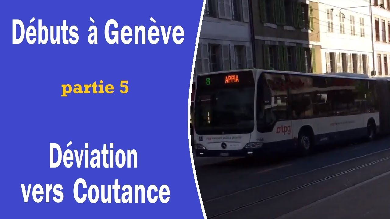 Débuts à Genève - partie 5: Une déviation au centre-ville
