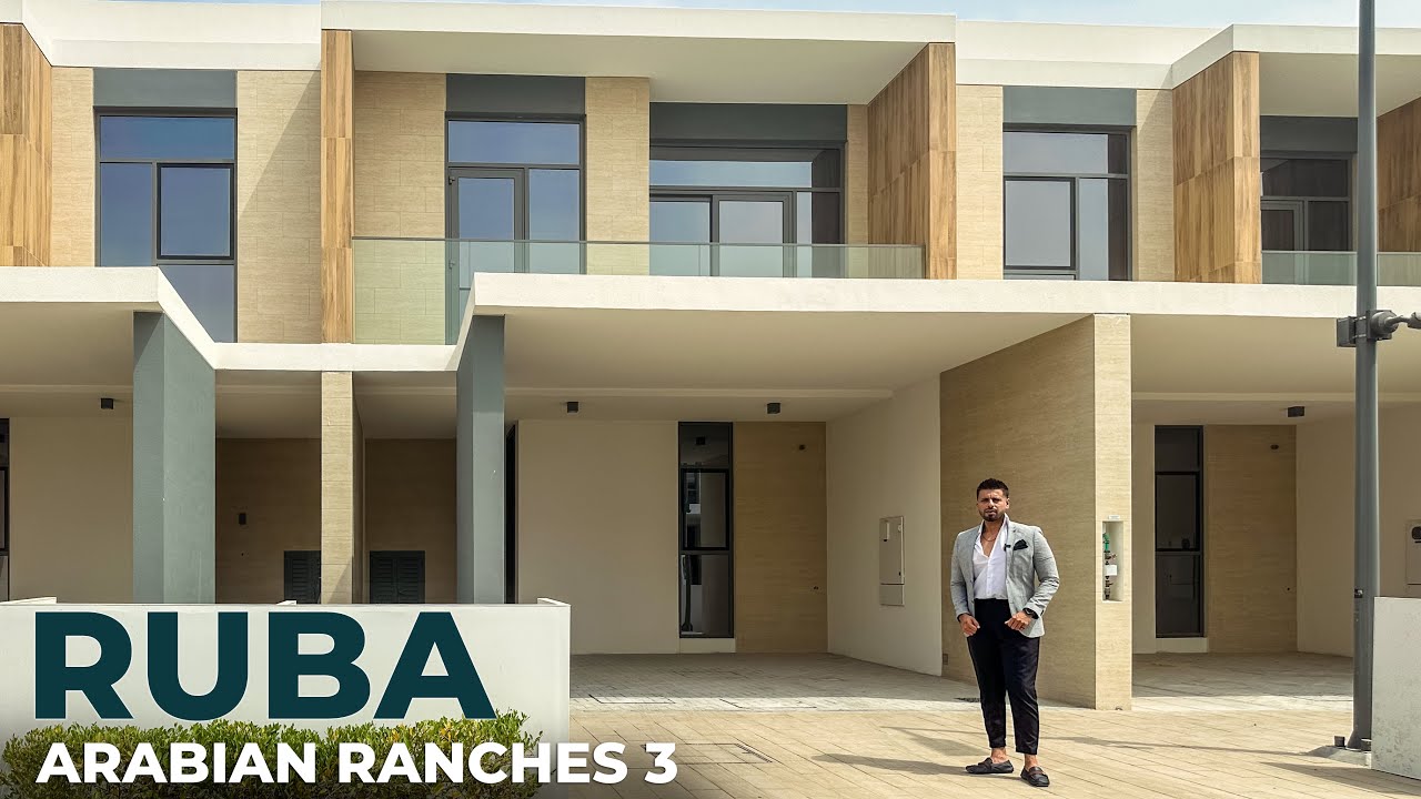 Full Tour - Ruba 3 Bedrooms & Maids Townhouse - Arabian Ranches 3