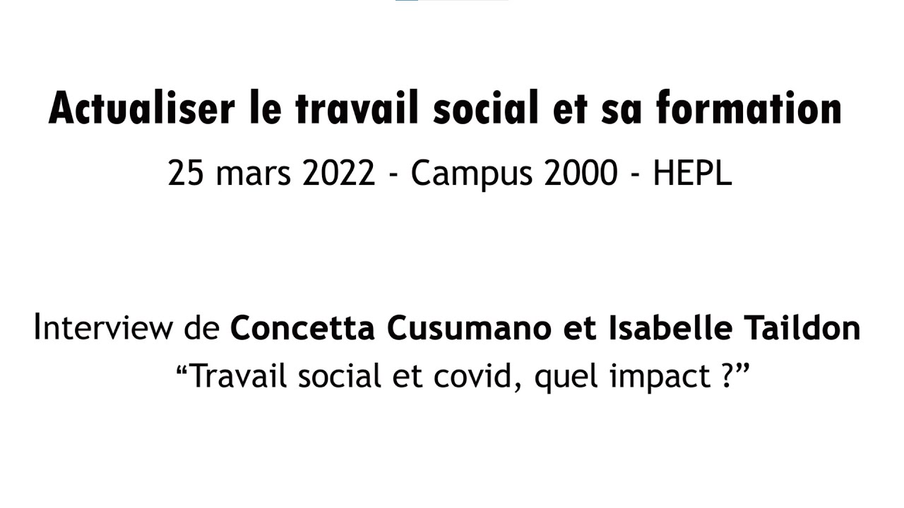 Interview travail social et covid, quel impact ?