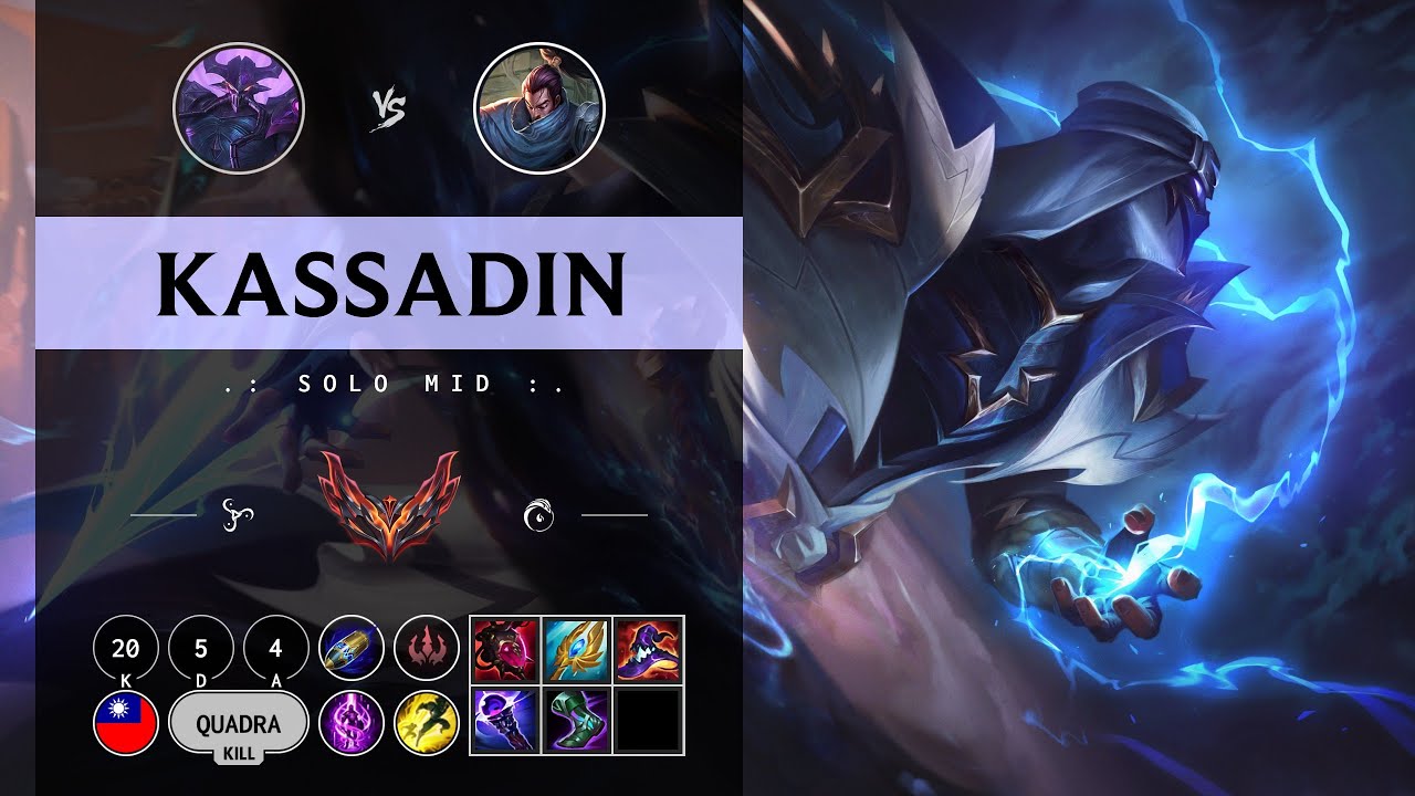 Kassadin Mid vs Yasuo - TW Grandmaster Patch 14.9