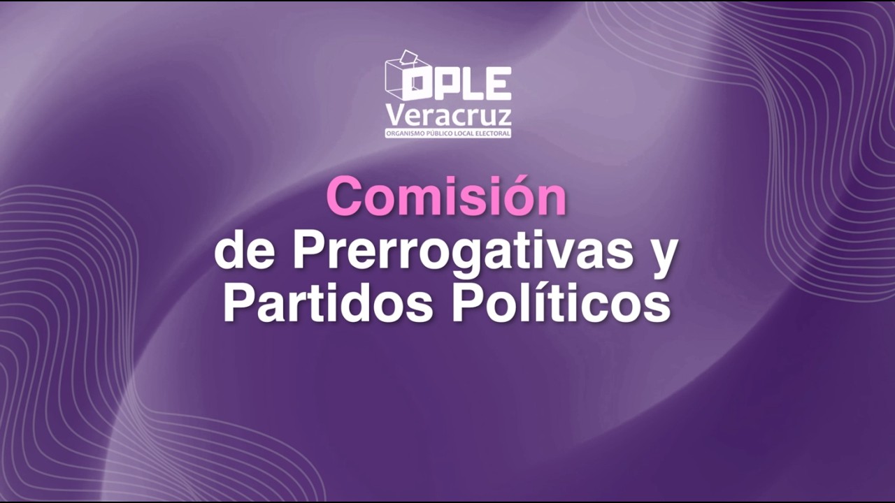 Sesión de la Comisión Permanente de Prerrogativas y Partidos Políticos