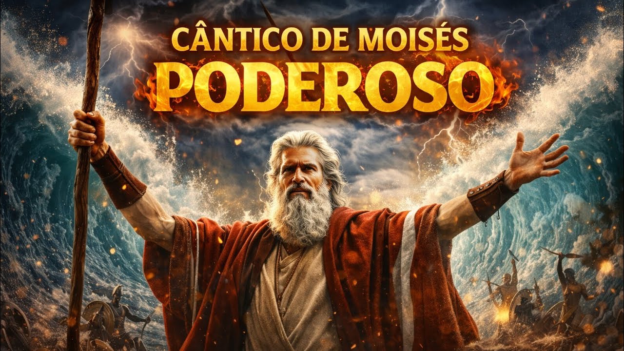 🔥 Cântico de Moisés Poderoso | O Louvor que Derruba Inimigos e Libera Vitória Sobrenatural 🙏🔥