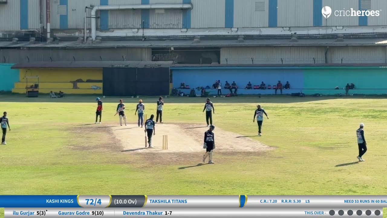 Takshila Titans vs Kashi Kings | SAMRAT ASHOK CRICKET LEAGUE (League Matches) | Live - Vidisha Canar
