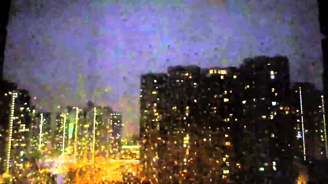 Ten thousand+ lightening  hit Hong Kong in one hour