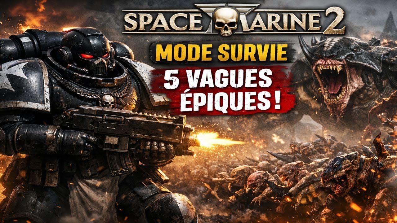 Space Marine 2 Gameplay FR – Mode Survie | 5 Vagues | No Commentary