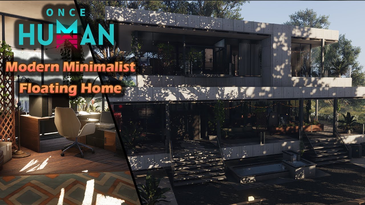 [Once Human] - Modern Minimalist Floating Home : Base Tour