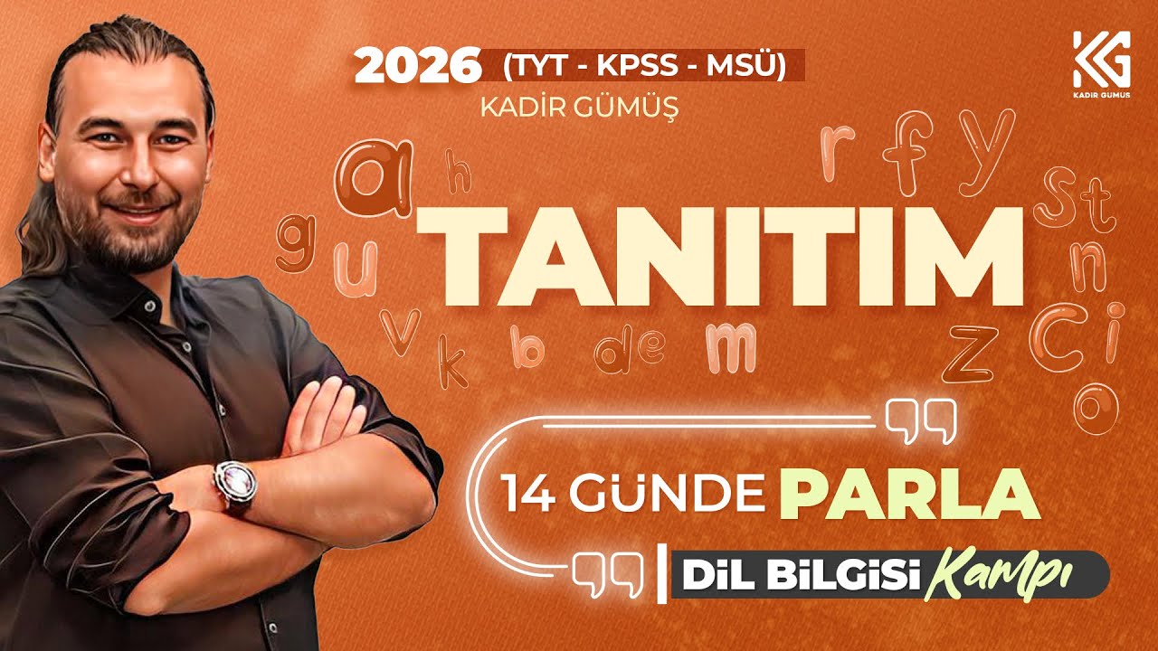0 . PARLA DİL BİLGİSİ - TANITIM (KADİR GÜMÜŞ) (2026)