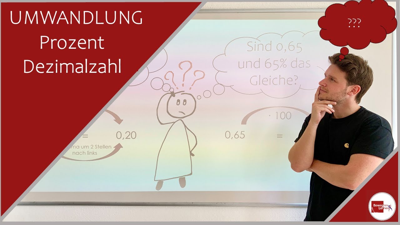 UMWANDLUNG von DEZIMALZAHL in PROZENT