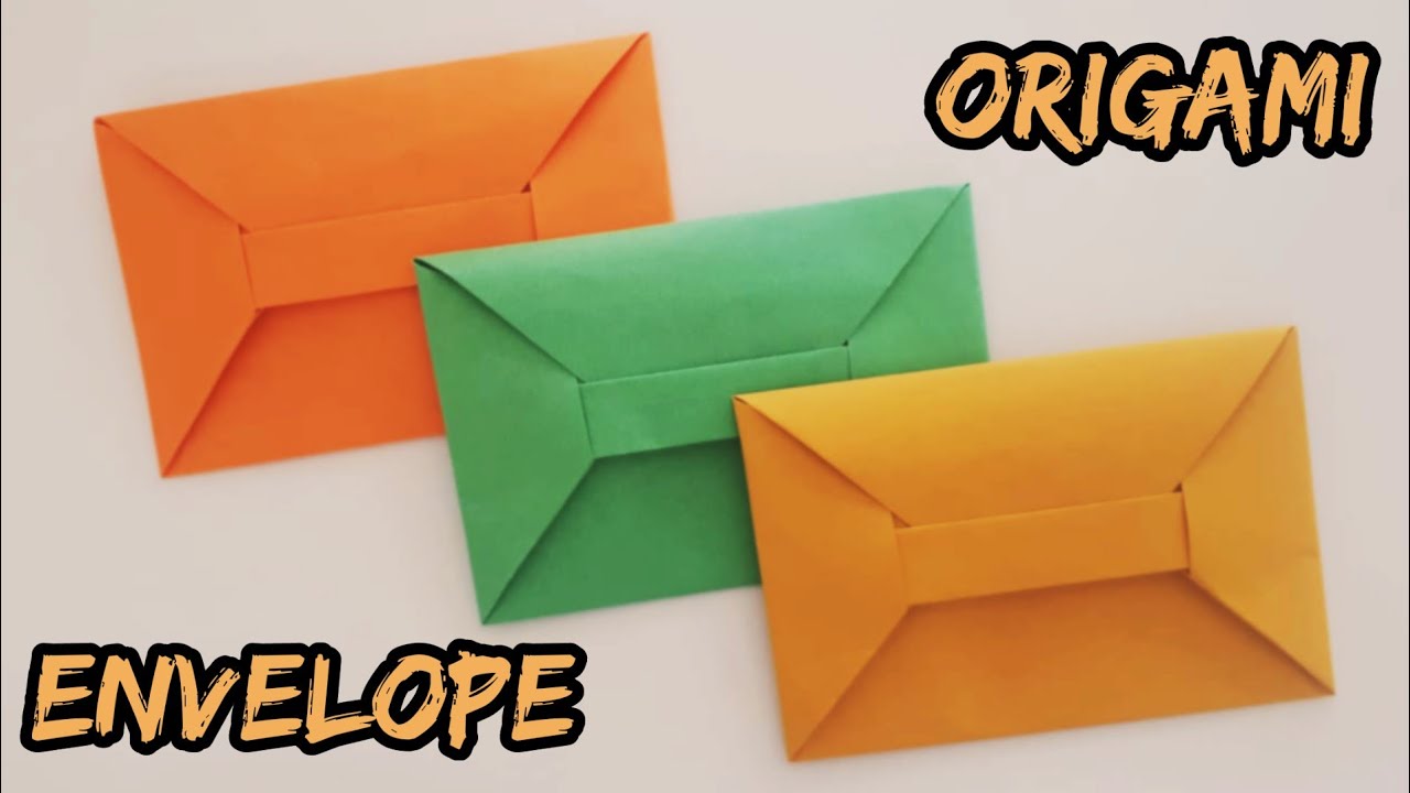 Como Fazer Envelope de Origami