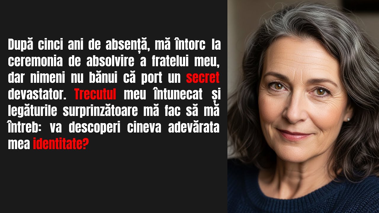 Am fost la absolvirea fratelui meu după 5 ani... Nimeni nu știa cine eram cu adevărat până când...
