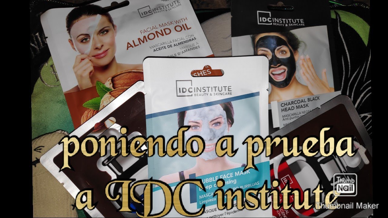poniendo a prueba MASCARILLAS faciales de IDC INSTITUTE!!!!!