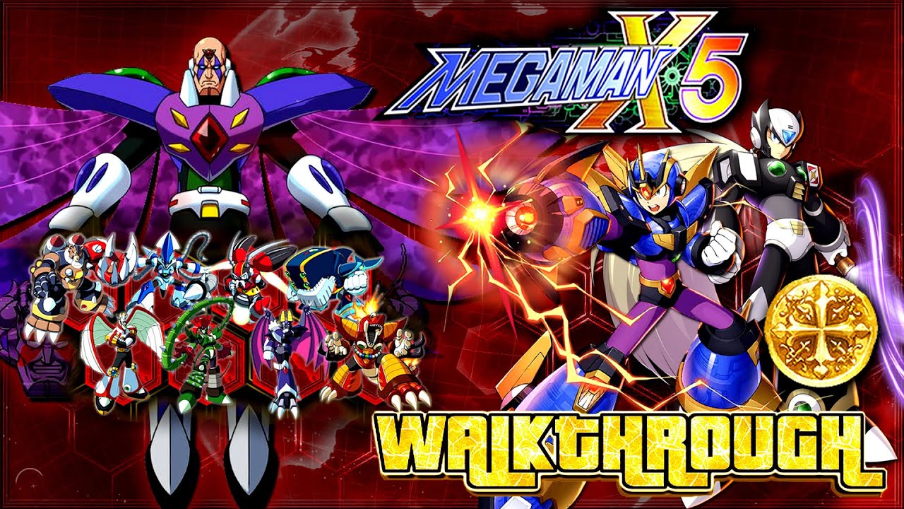 Megaman X5 [PC] - X & Zero Walkthrough  / All Endings / All Armors, Sub-Tanks, Hearts & Body Parts