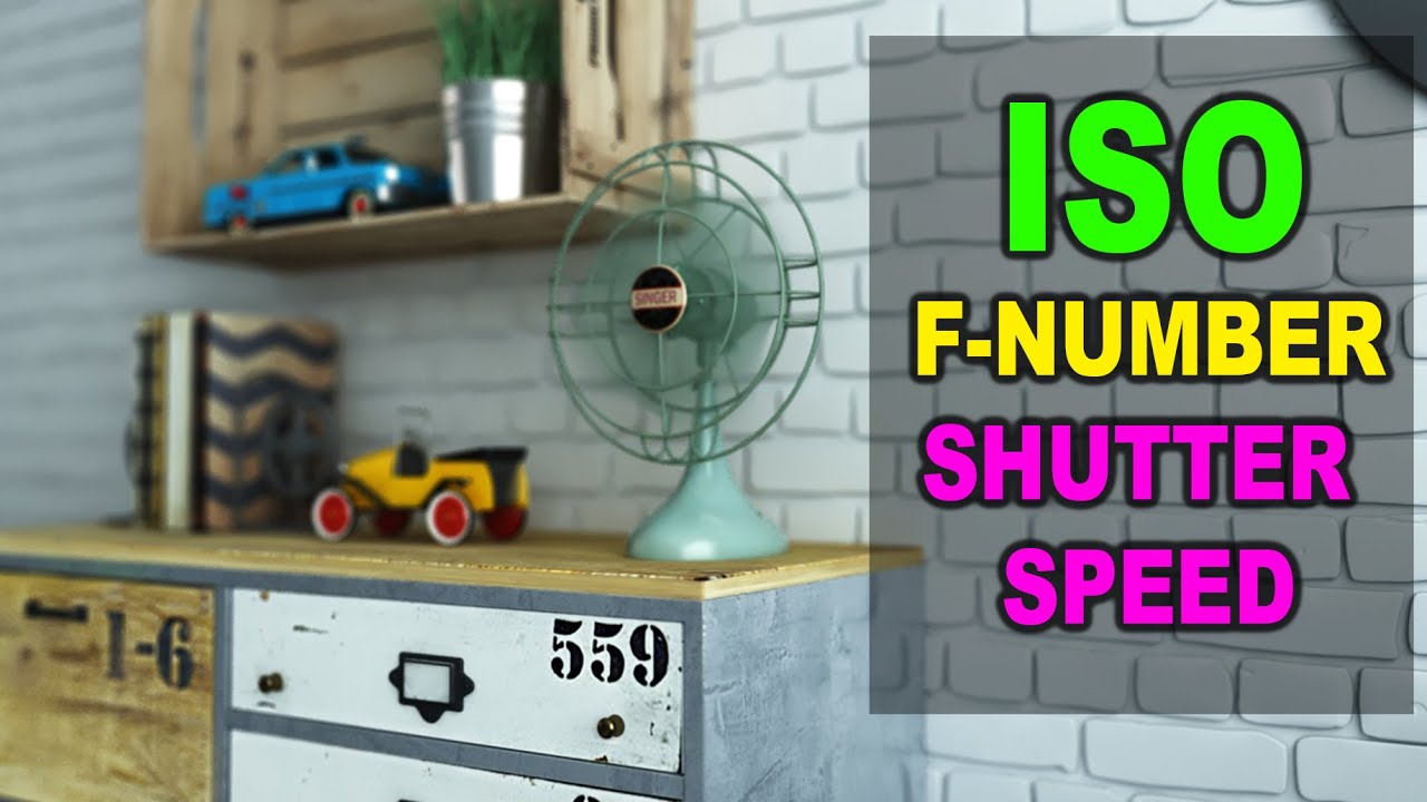 VRAY Physical Camera ISO F-Number Shutter Speed