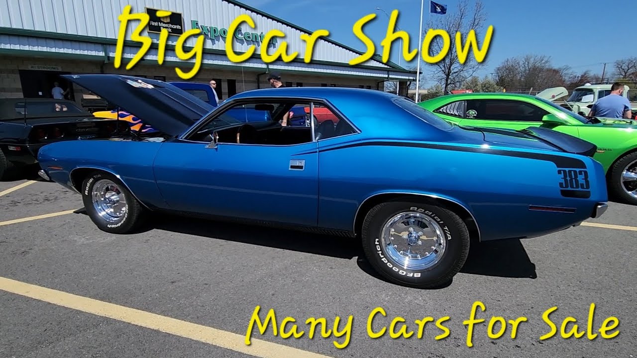 Car Show at Monroe County Fairgrounds in Michigan - April 14th 2024