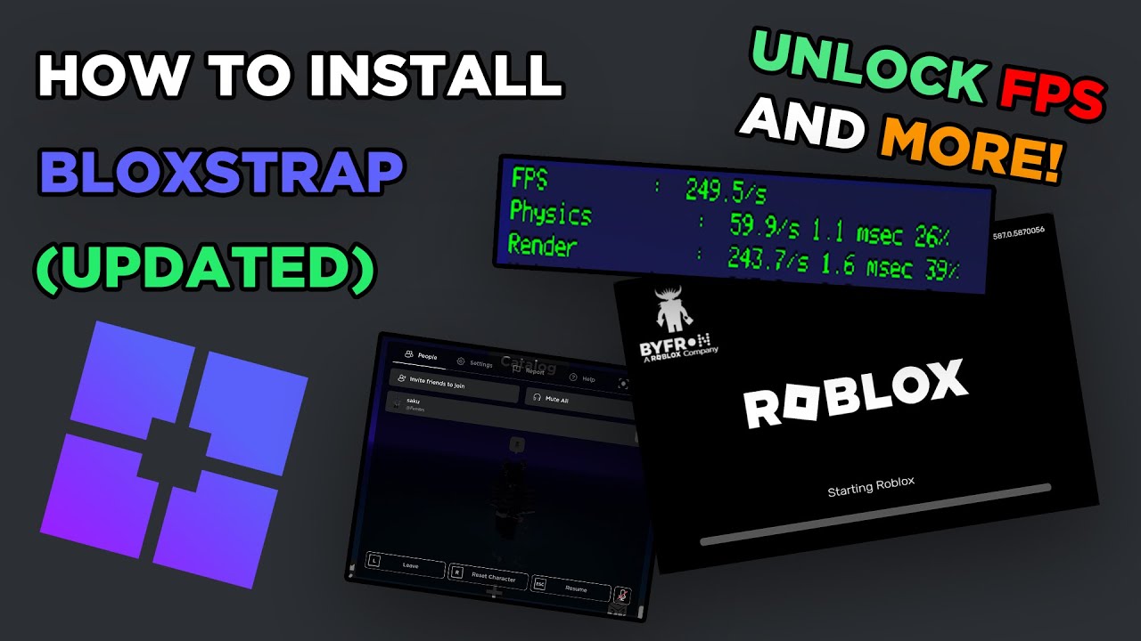 How To Install Bloxstrap - FPS Unlocker and more!