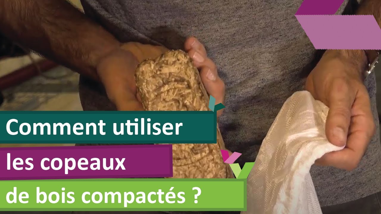 Comment utiliser les copeaux de bois de chêne compactés ?
