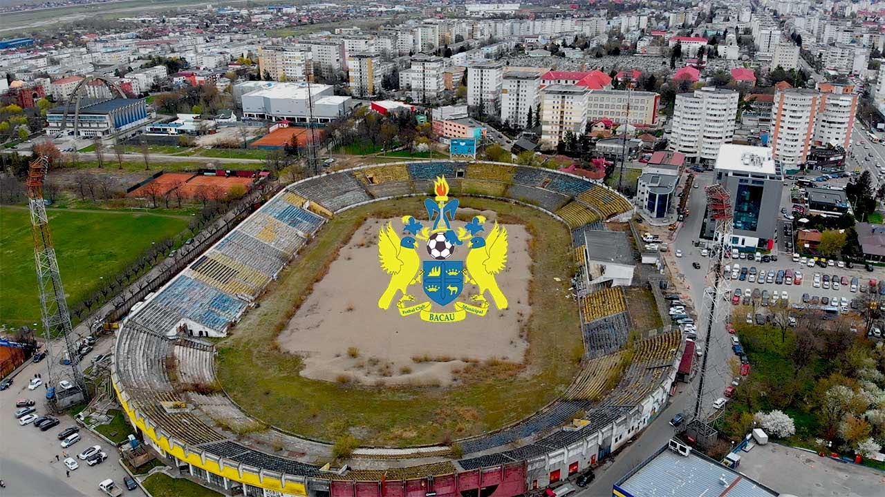 Stadionul Municipal Bacau - Ruina din centrul orasului!