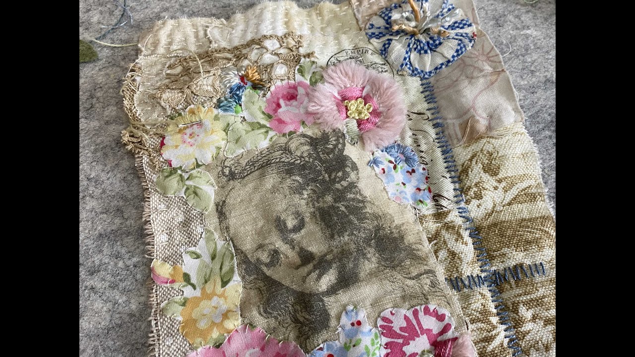 #roxysjournalofstitchery | EP 24 Block 2 Embroidering my fancy flowers