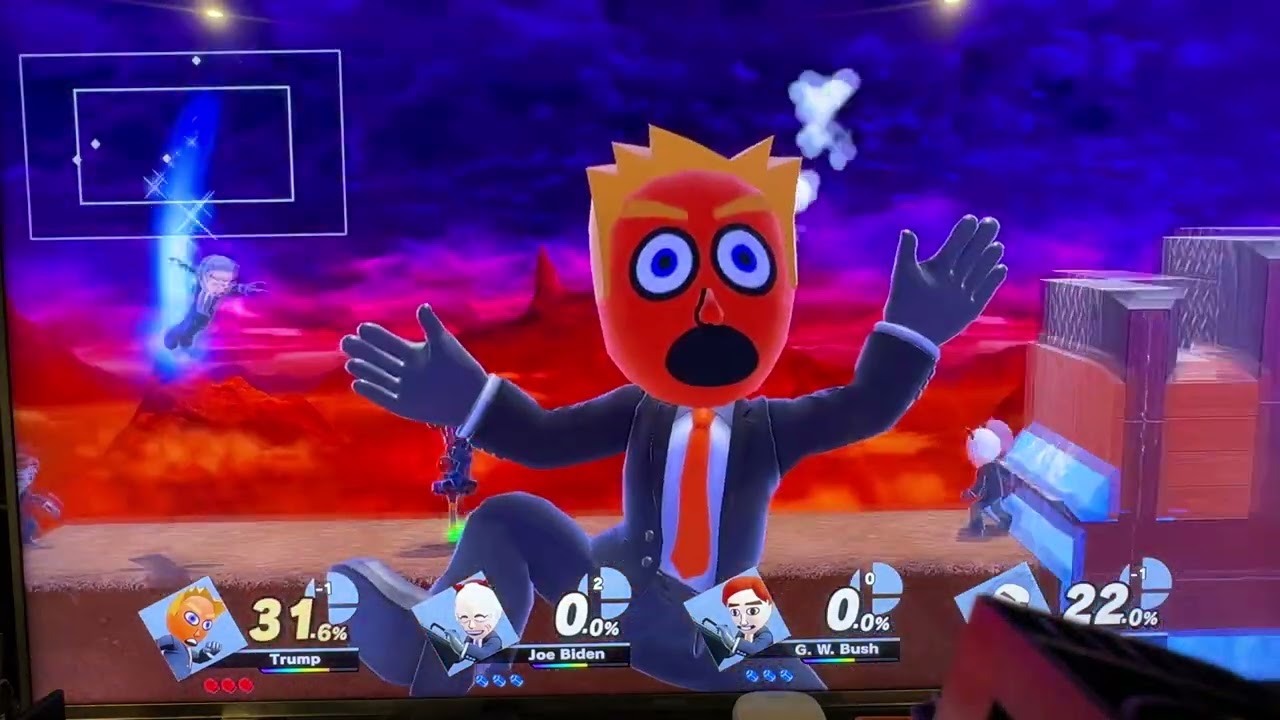 Trump versus the boys on Zorah from Kirby air riders, smash Politix episode 8