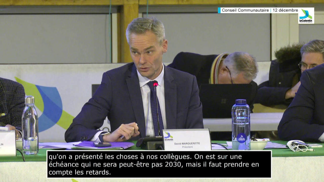 Conseil de l'agglomération du Cotentin 12 décembre 2024