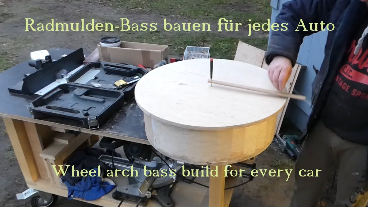 Radmulden-Bass bauen für jedes Auto - Wheel arch bass build for every car