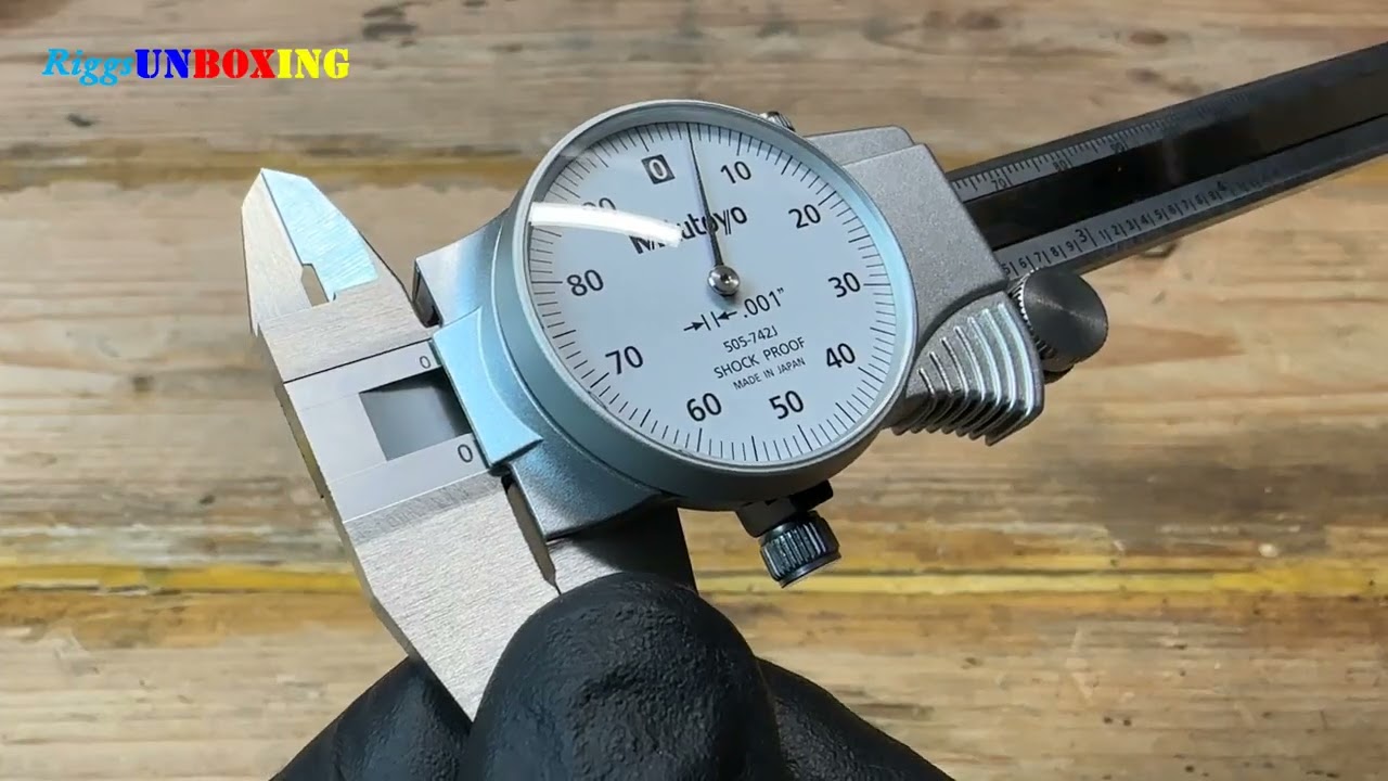 Mitutoyo Japan Dial caliper Unboxing / Testing/ Test / ASMR