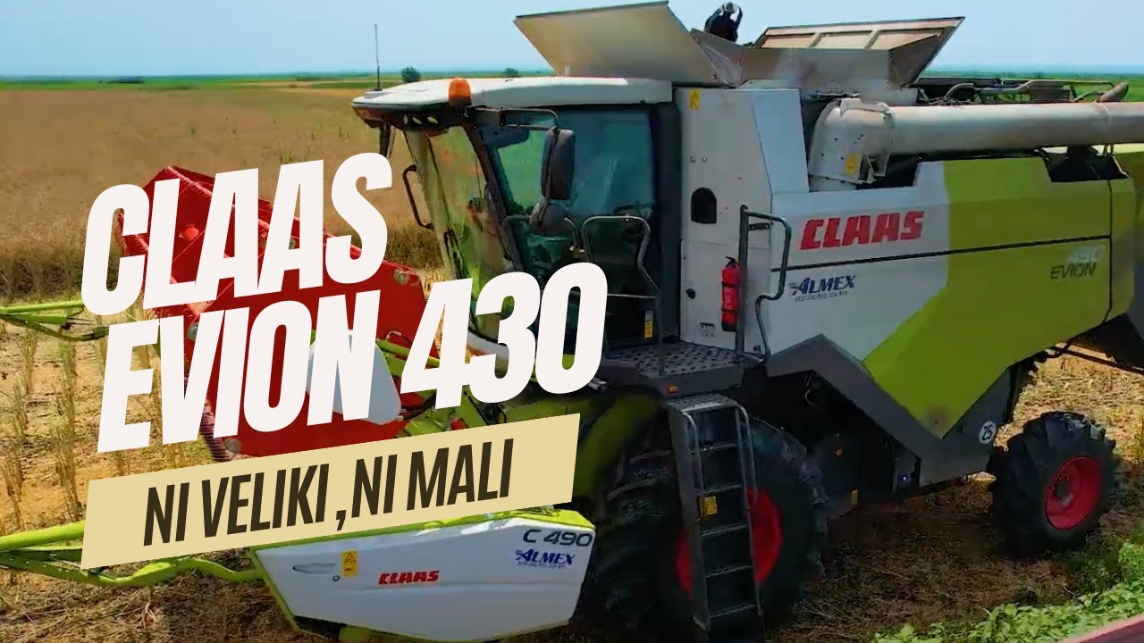 Claas Evion 430 – Kombajn koji je ni veliki ni mali, TAMAN kao treba!