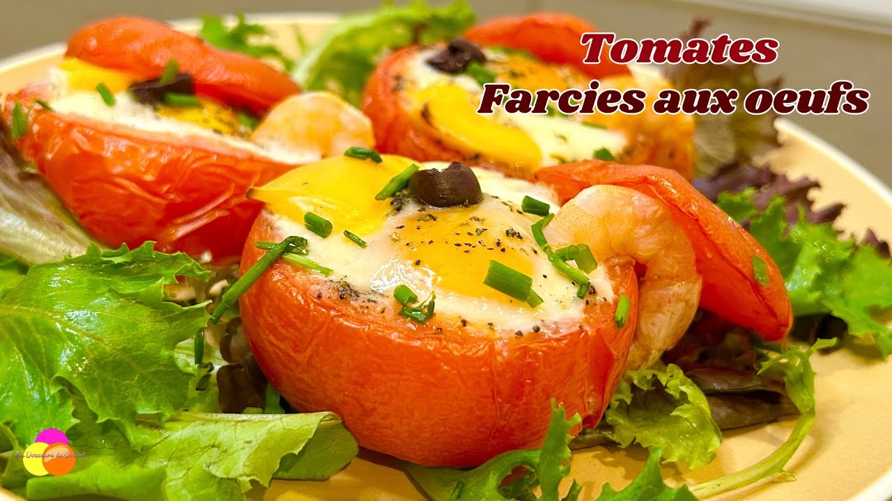 Tomates Farcies à l'Œuf : Recette Facile et Rapide 🍅🥚