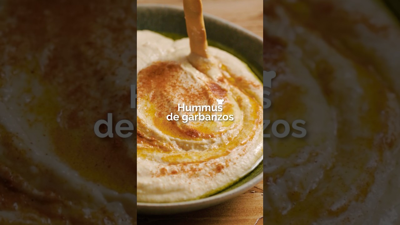Receta Hummus de Garbanzos | Gourmet #GourmetChile #Recetas #Hummus #Garbanzos