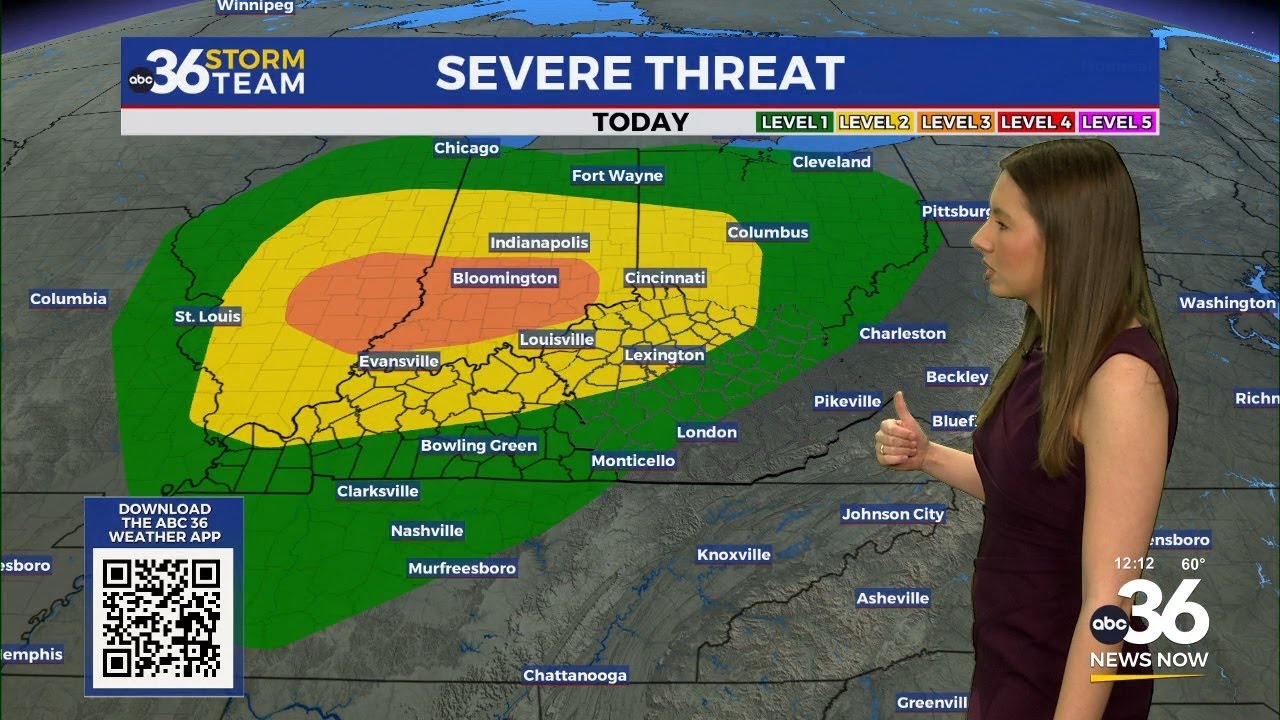 Severe storms possible tonight as colder air returns to Kentucky