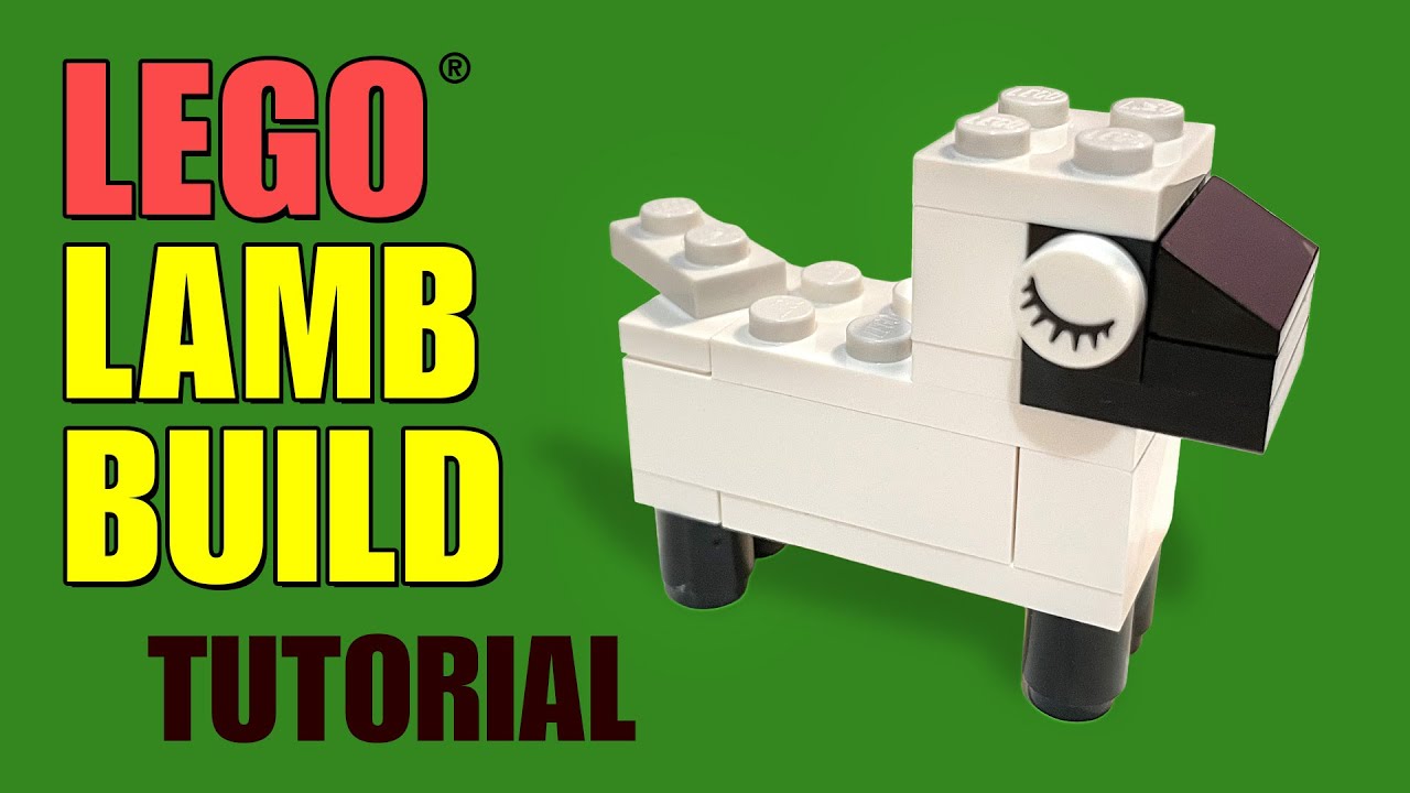 LEGO® Lamb Build - Tutorial - Fun & Easy
