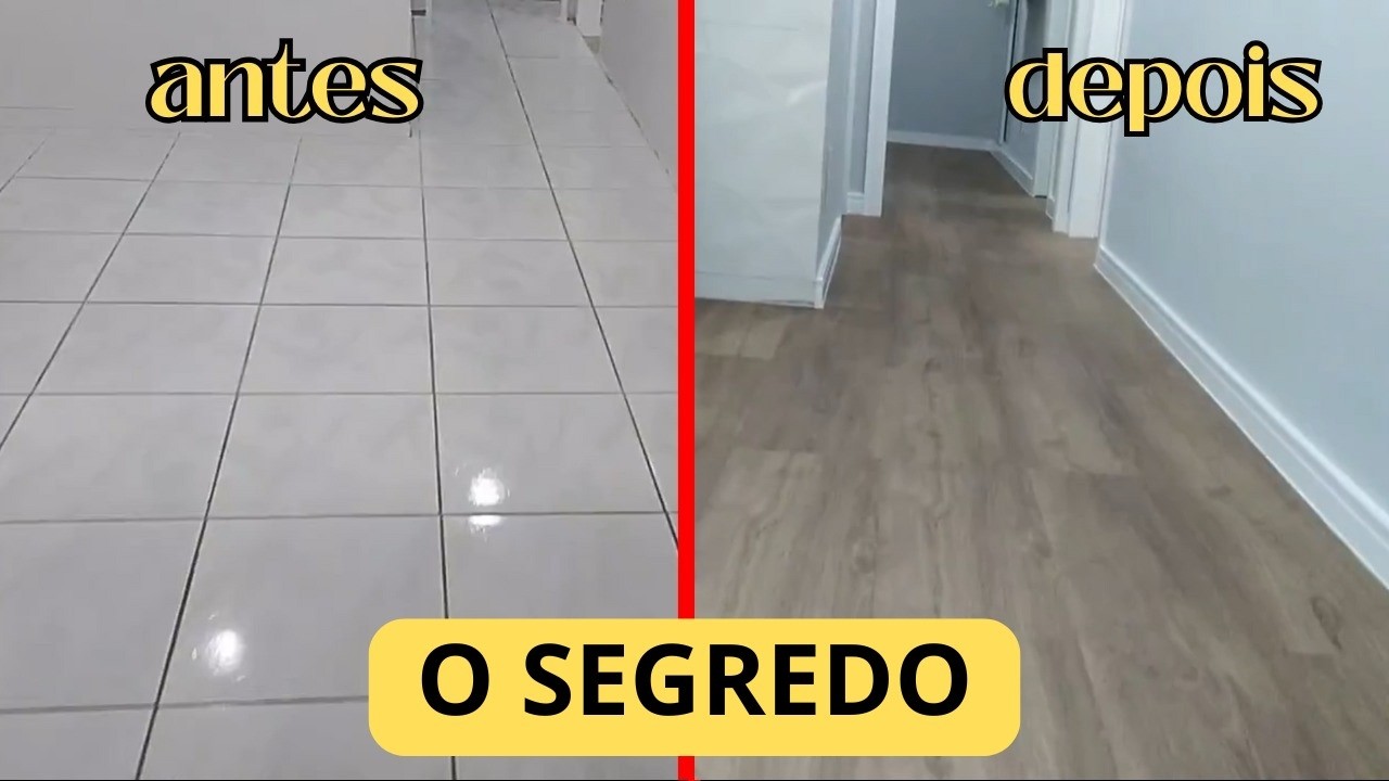 O SEGREDO de Aplicar Piso Vinílico sobre Cerâmica! (Passo a Passo Profissional)
