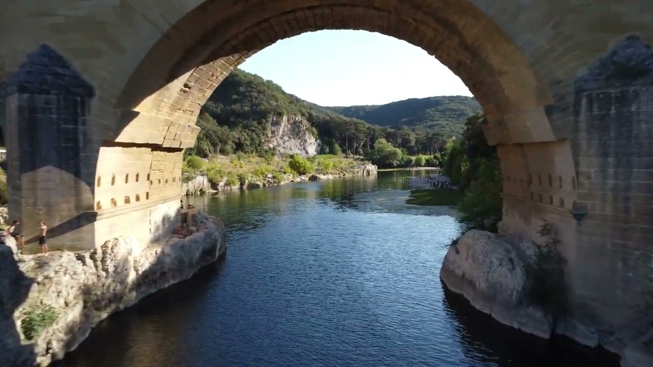 Pont du Gard, France - 4K Drone Video
