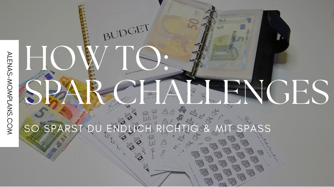 HOW TO: Sparen leicht gemacht 🚀 Spar-Challenges und Umschlagmethode