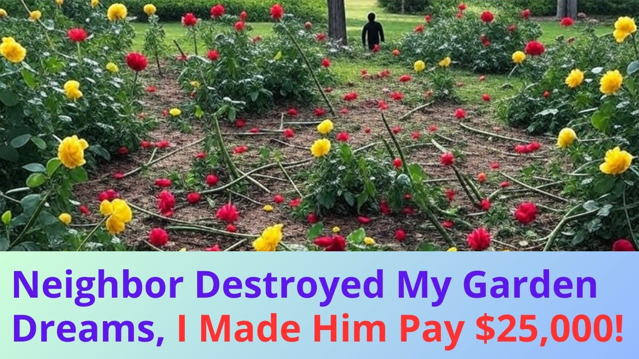 Neighbor Ruined My Roses, I Got $25,000 Revenge!