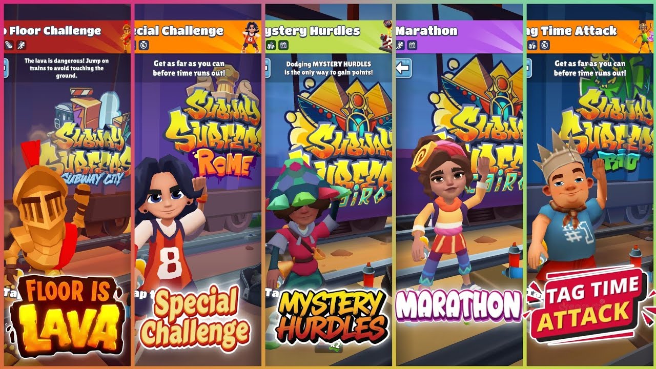 Subway Surfers in 5 Cities… 5 Crazy Challenges!