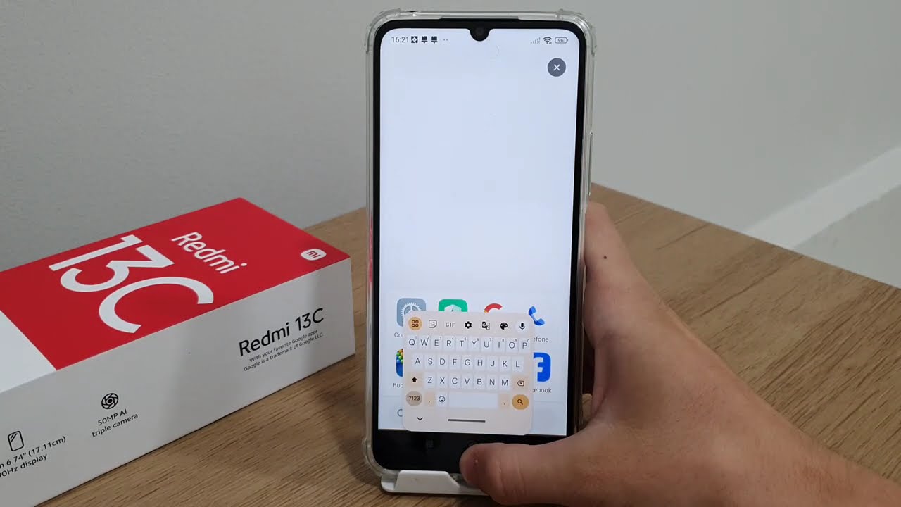 ⚪️ Como ativar ou desativar o teclado flutuante no Redmi 13C