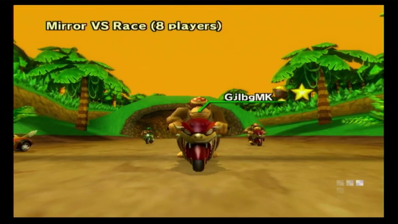 Mario Kart Wii - Wiimmi Online Gameplay With Funky Kong!