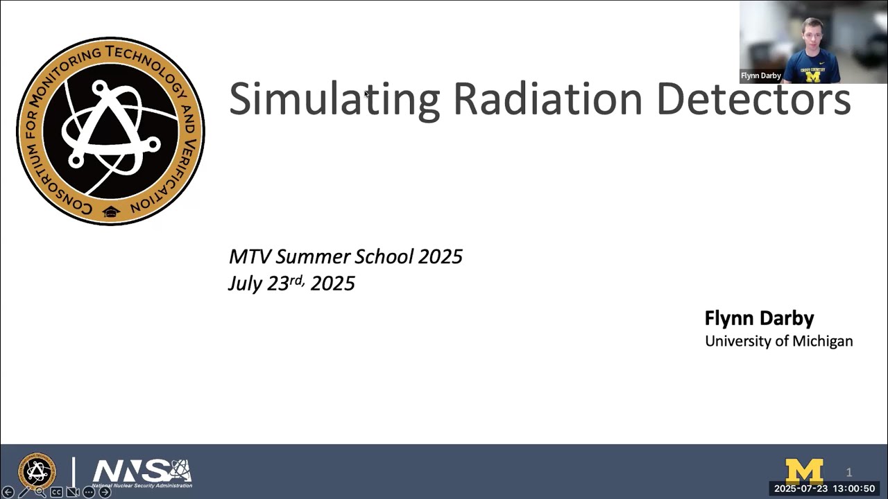 Simulating Radiation Detectors -Flynn Darby, NESS 2025