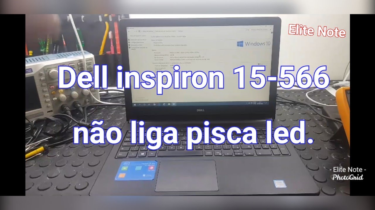 Dell inspiron 15-5566 liga não da imagem pisca led, notebook deu trabalho. Voltamos com tudo.