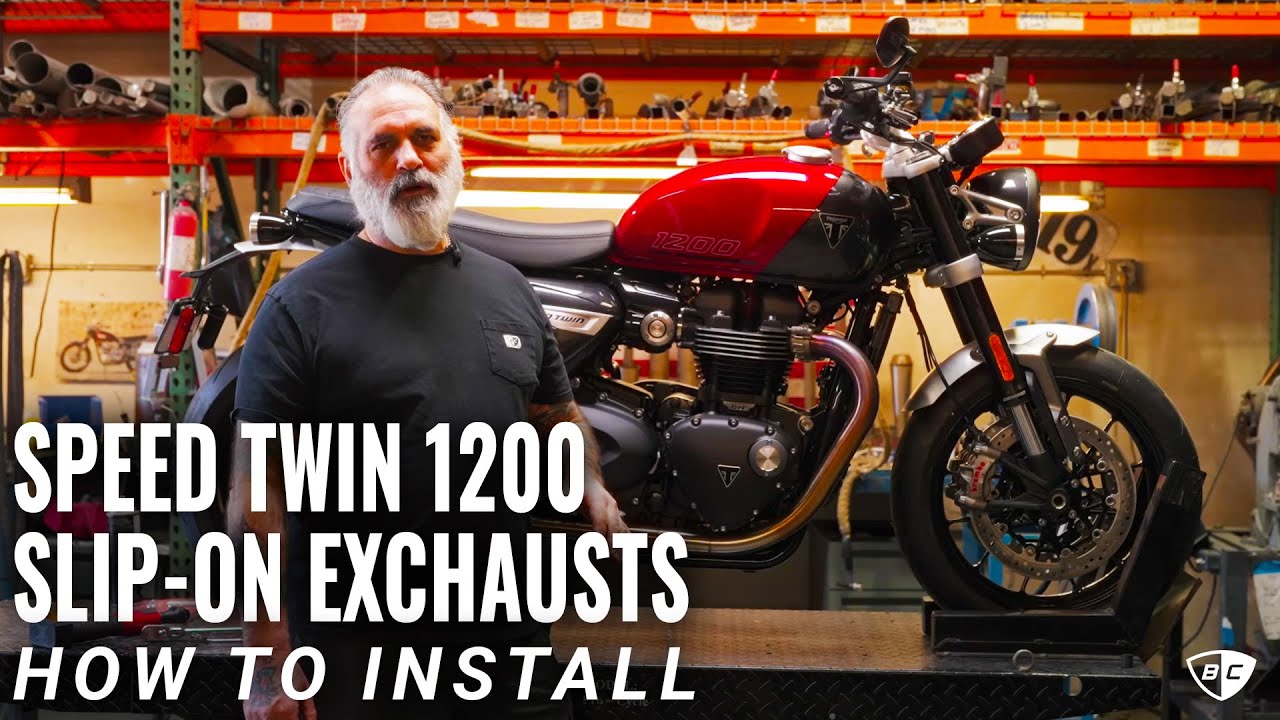 How to Install BC Slip-On Exhausts on Triumph Speed Twin 1200