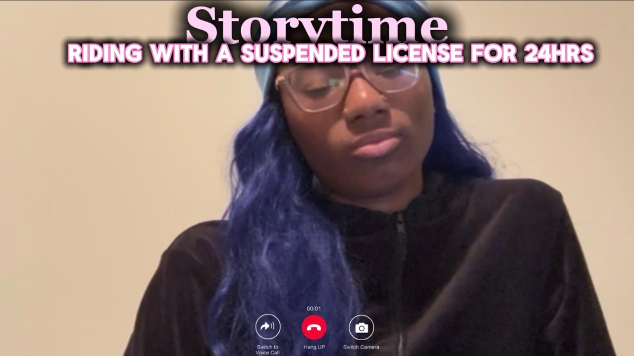 Storytime: Riding with a SUSPENDED license for 24HRS 😭🤦🏾‍♀️