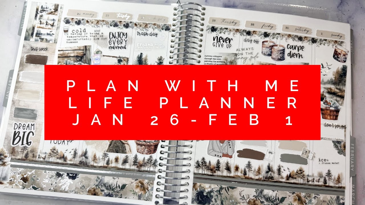 Plan With Me | Life Planner | January 26 - February 1
