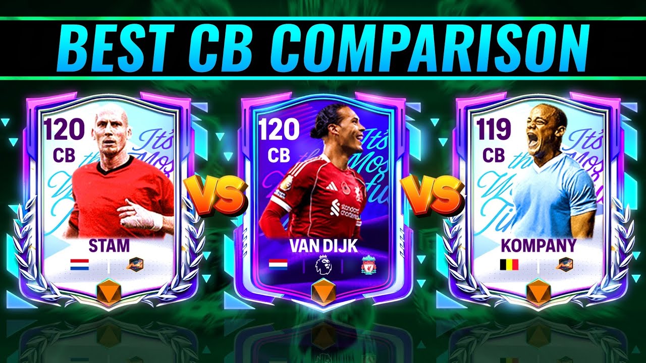 Best H2H CB? Stam vs Van dijk vs Kompany || FC MOBILE 