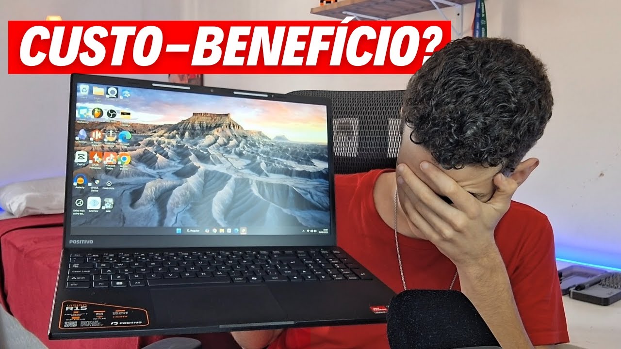Comprei um NOTEBOOK da POSITIVO pra JOGOS KKKKKK (e é o MELHOR pelo preço 😱)