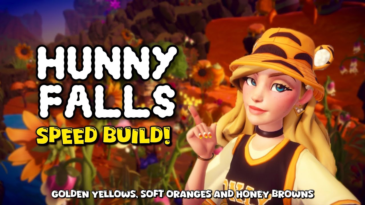 Hunny Falls Speed Build | Winnie the Pooh Theme with Tigger! 🍯🐯 ✨