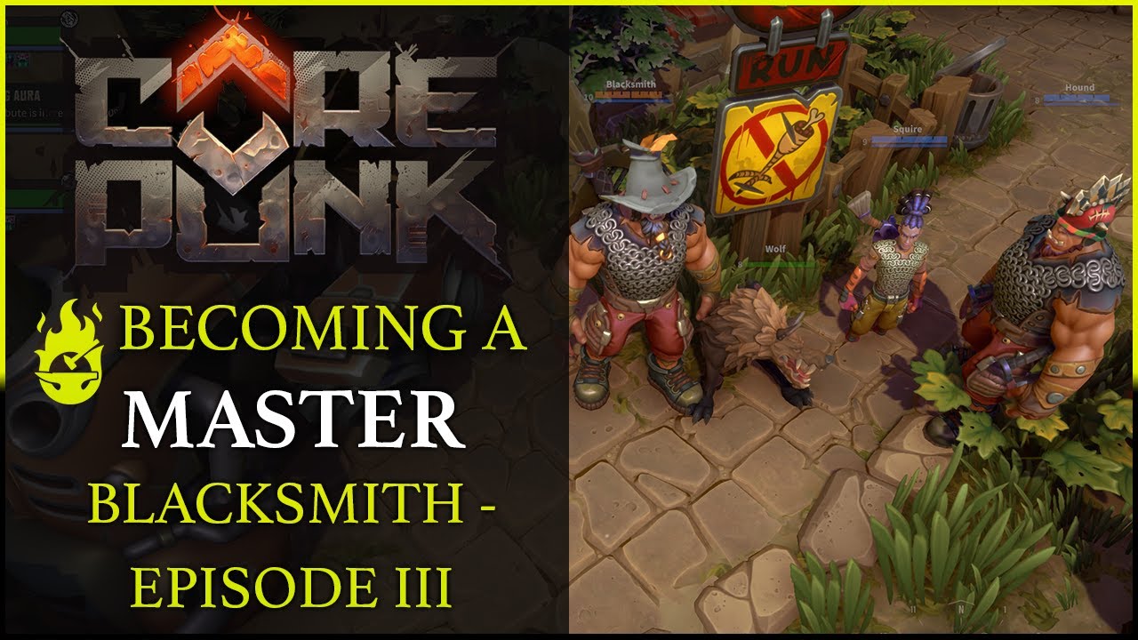 Corepunk MMORPG | Season 1 | Episode 3 - The Hound ⚒ Journey to Master Blacksmith | #corepunk